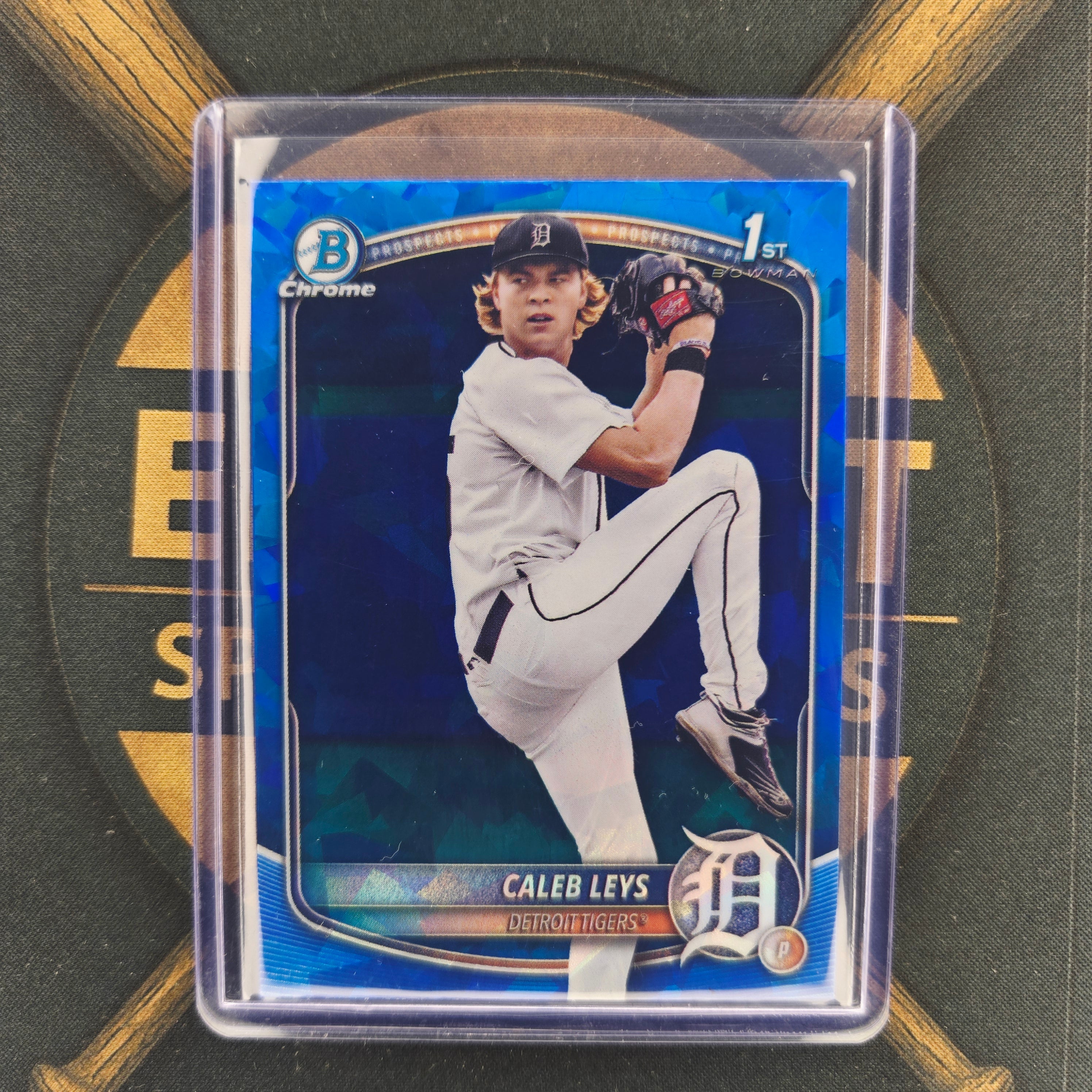 2025 Bowman Draft Sapphire Caleb Leys Refractor