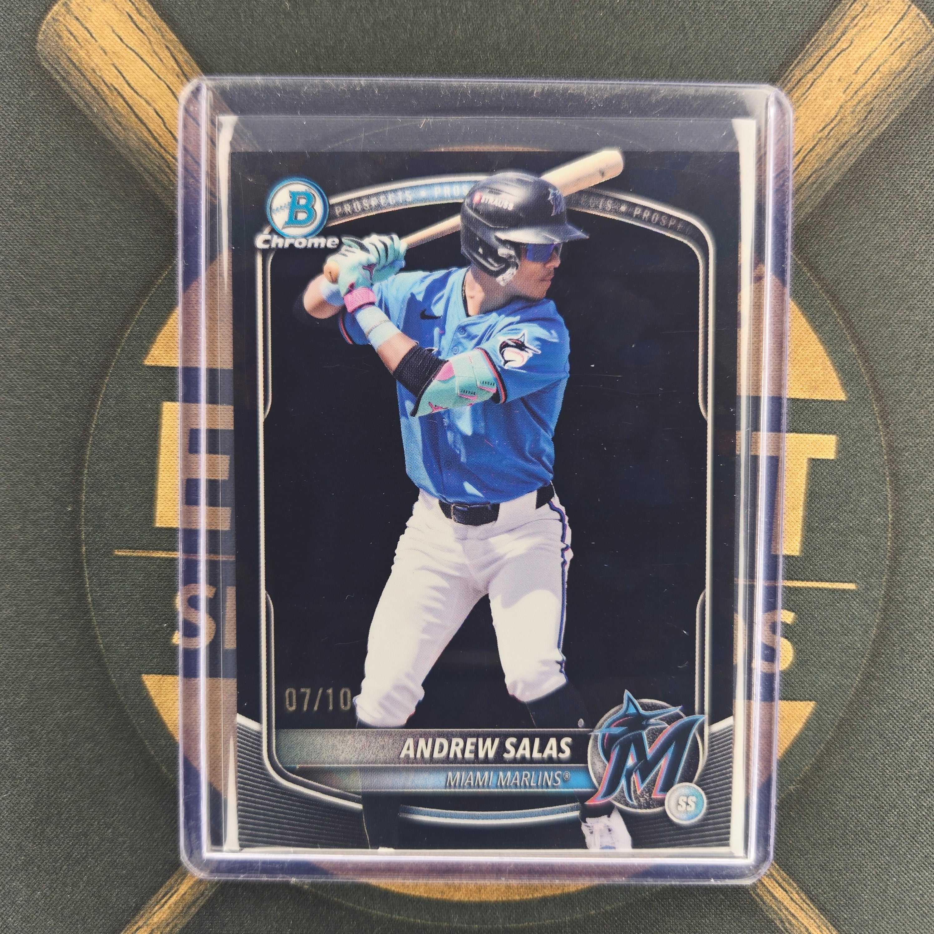 2025 Bowman Draft Andrew Salas Black Refractor