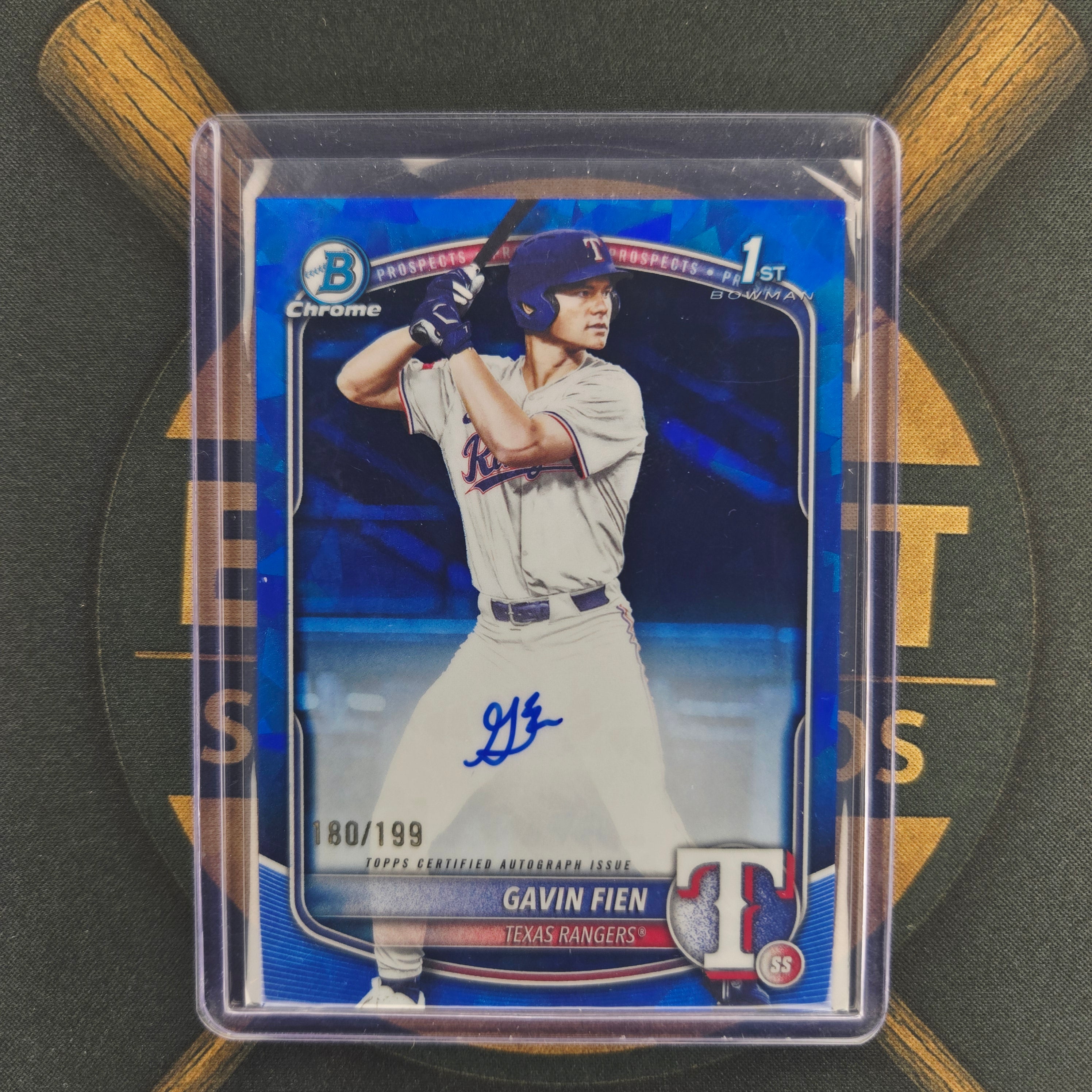 2025 Bowman Draft Sapphire Gavin Fien Refractor Auto