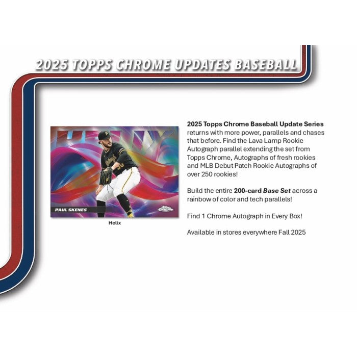2025 Topps Chrome Update Series Baseball Hobby Box