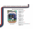 2025 Topps Chrome Update Series Baseball Hobby Box