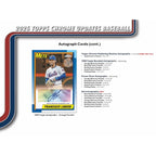 2025 Topps Chrome Update Series Baseball Hobby Box