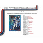 2025 Topps Chrome Update Series Baseball Mega Box
