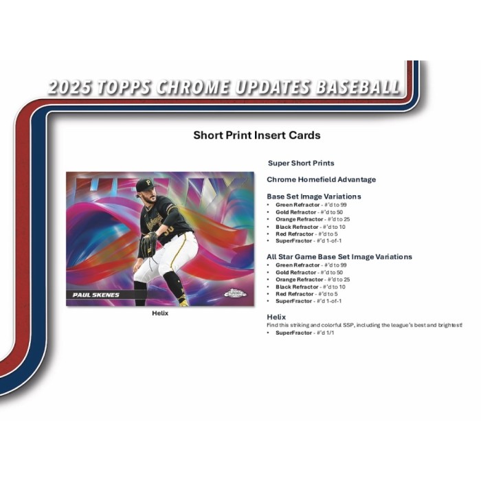 2025 Topps Chrome Update Series Baseball Mega Box