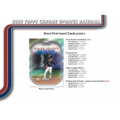 2025 Topps Chrome Update Series Baseball Mega Box