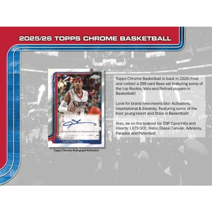 2025-26 Topps Chrome Basketball Mega Box