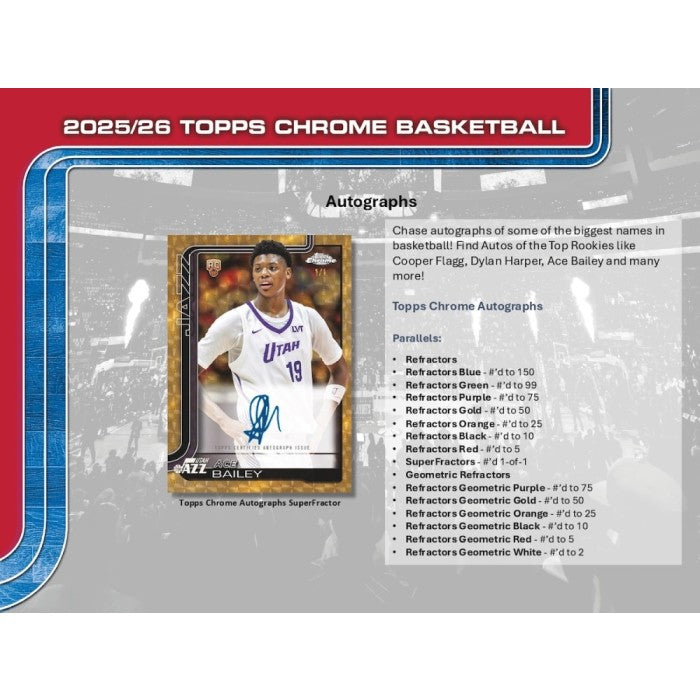 2025-26 Topps Chrome Basketball Mega Box