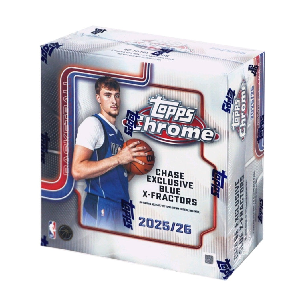 2025-26 Topps Chrome Basketball Mega Box