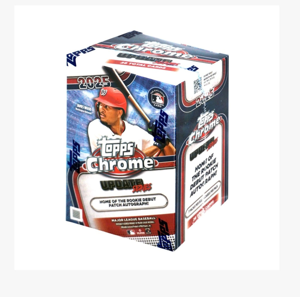 2025 Topps Chrome Update Series Baseball Blaster Box