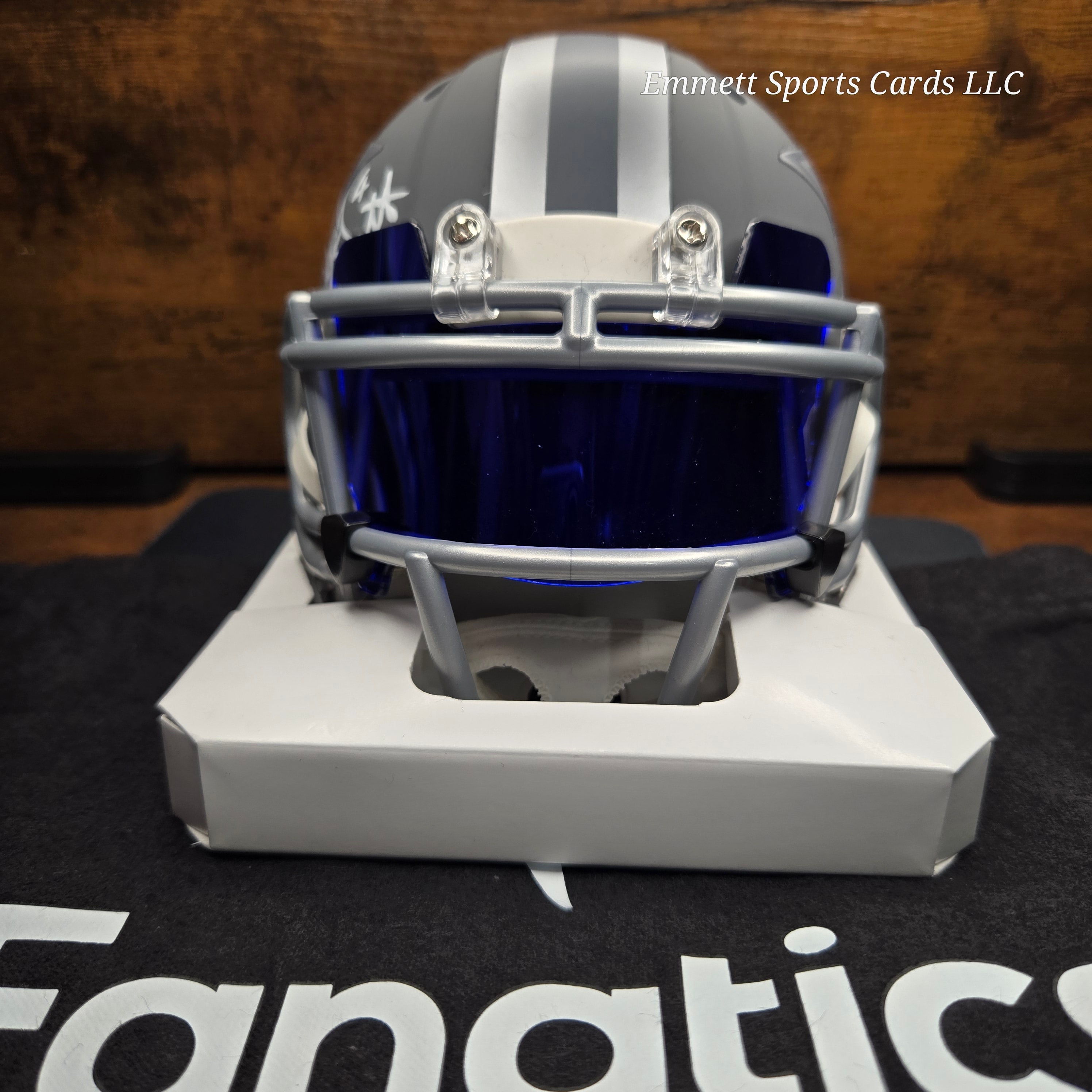 Fanatics Under Wraps Dak Prescott Signed Helmet - Matte Graphite
