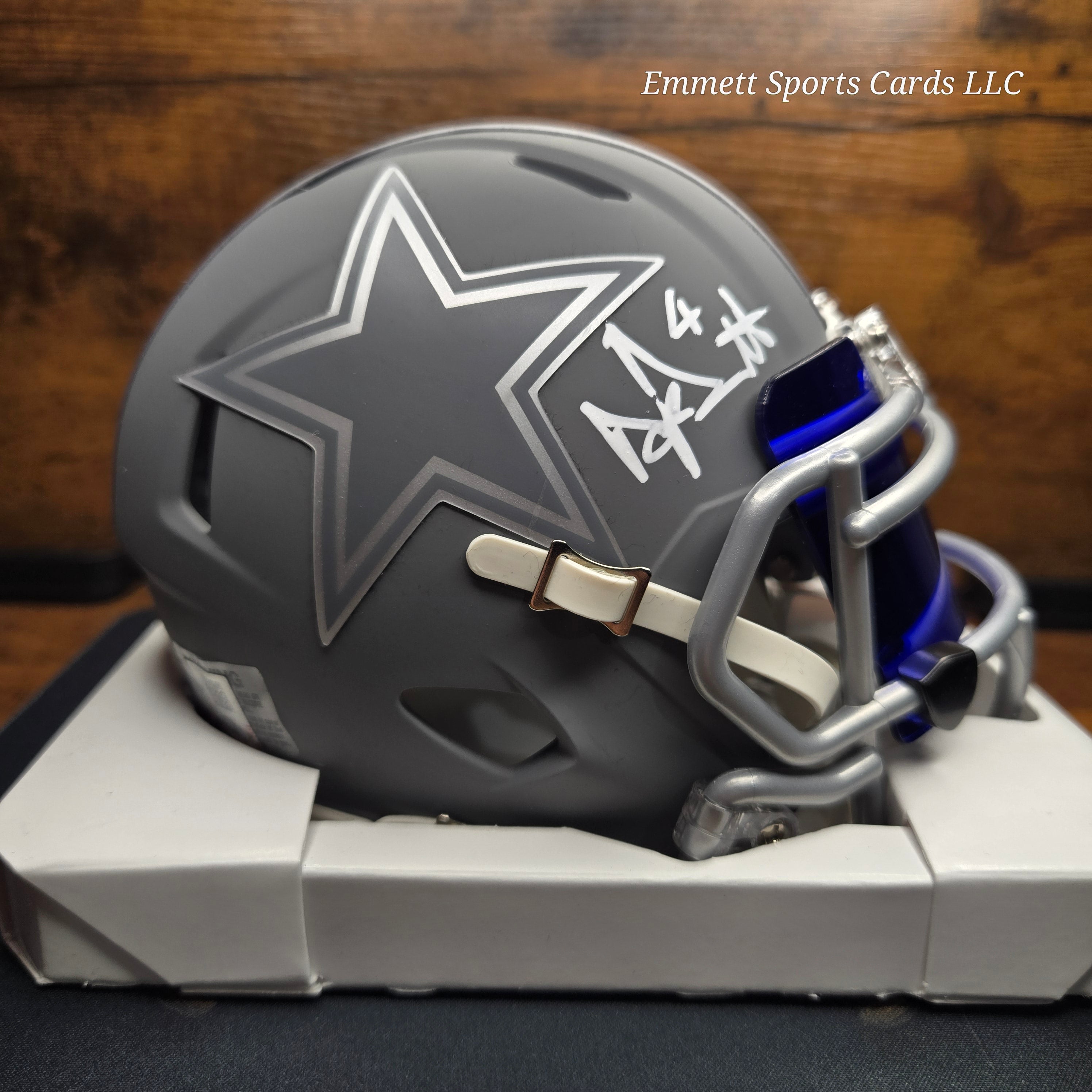 Fanatics Under Wraps Dak Prescott Signed Helmet - Matte Graphite
